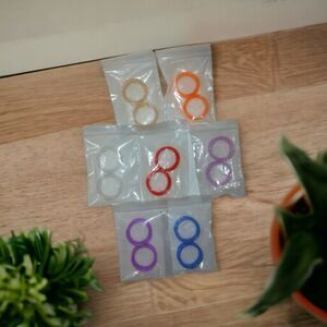 Lot of 7 1 inch Silicone Plugs Never opened 25mm